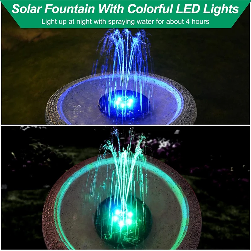 6 LED solar pool lights, IP67  - Pool Light Solar Rechargeable recension och pris