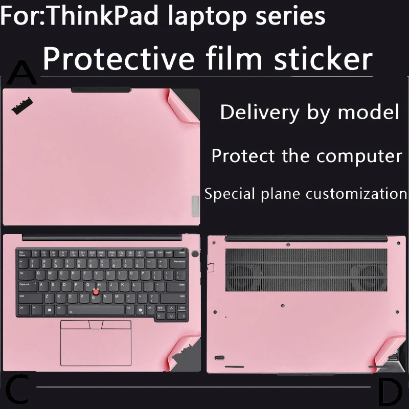 For ThinkPad T1g Gen 8/9 Protective Film Sticker ThinkPad T16 /T14s Gen 5/4 Laptop Shell Film E16/E14 Gen 8/7 Body Skin Film