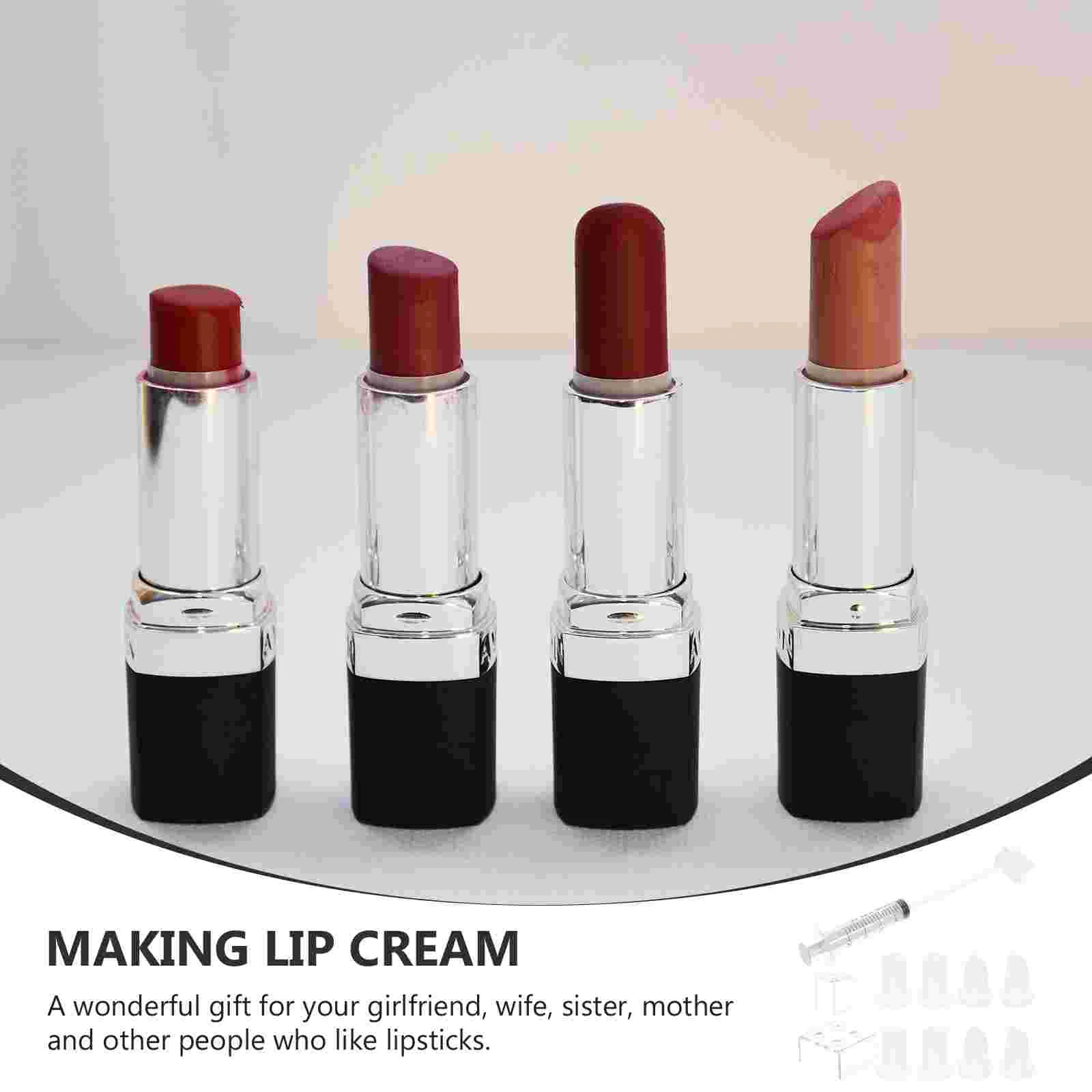 Lipstick Molds Mould Lip Diy Crafting Cream Making Silicone Kits Empty Tube Balm Maker Tool Supplies