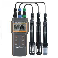 AZ86031 Waterproof IP 67 Combined water quality tester Water pH meter (pH/ COND/ SALT/TDS/DO multifunction Electronic PH meter