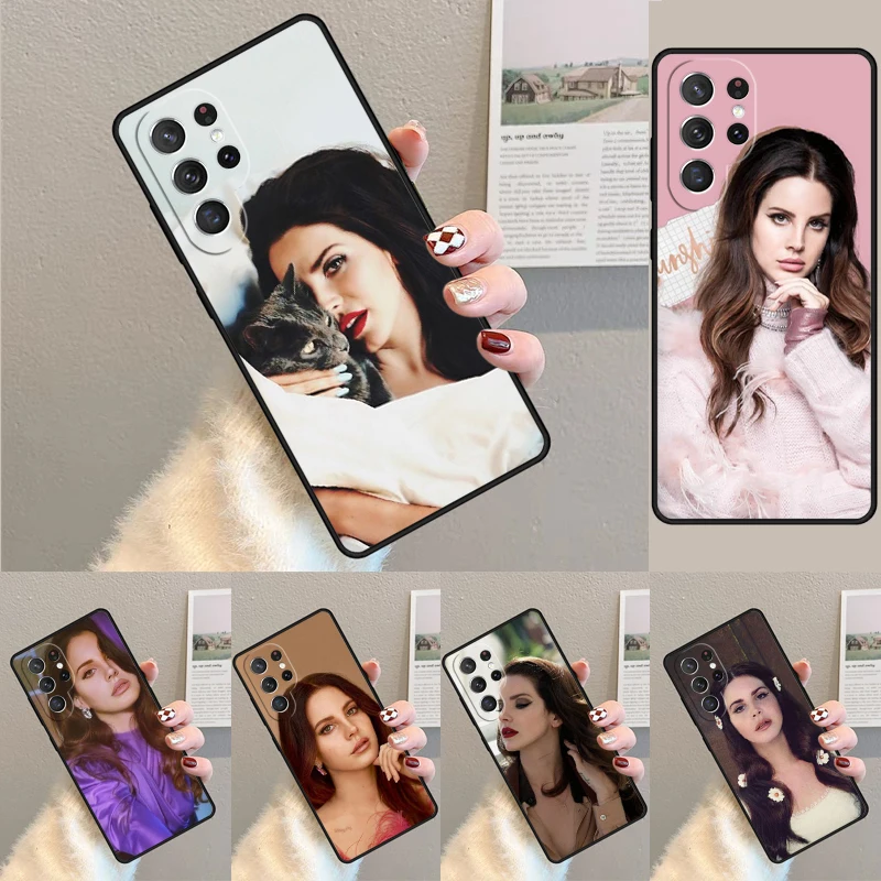 Lana Del Rey Singer Silicone Phone Case For Samsung Galaxy note 10 pro S26 S25 S24 S23 S22 S21 Plus S25Ultra Capa Cover