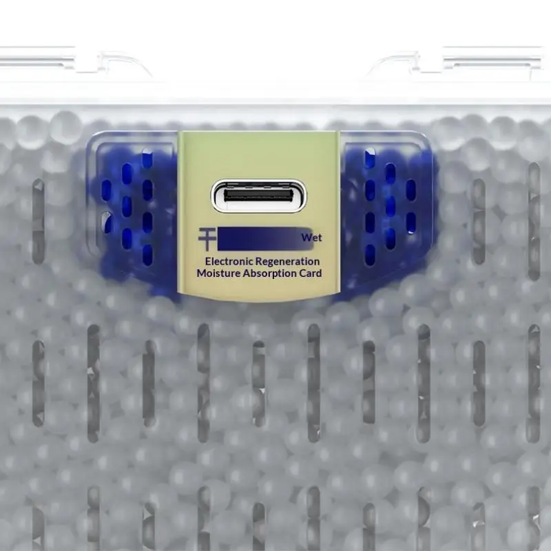 Reusable Electronic Dehumidifier Card Moisture Absorber for Precision Microscopes Camera Optical Equipment