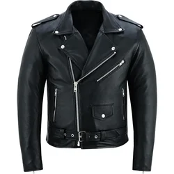 Casual PU Men Vest Waistcoat  Jacket Turn-Down Vests Thicken Warm Coat Sleeveless Leather Clothes Pirate Male Clothing Cos