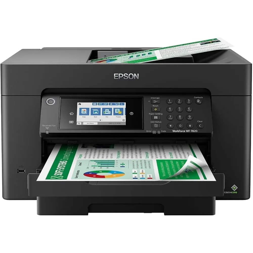 Workforce Pro WF-7820 Wireless All-in-One Wide-Format Printer with Auto 2-Sided Print 13