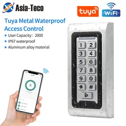 Outdoor IP68 Metal Access Control Keypad Standalone Wifi Tuya App Smart Home Security EM Card Reader Keyboard Door Entry Opener