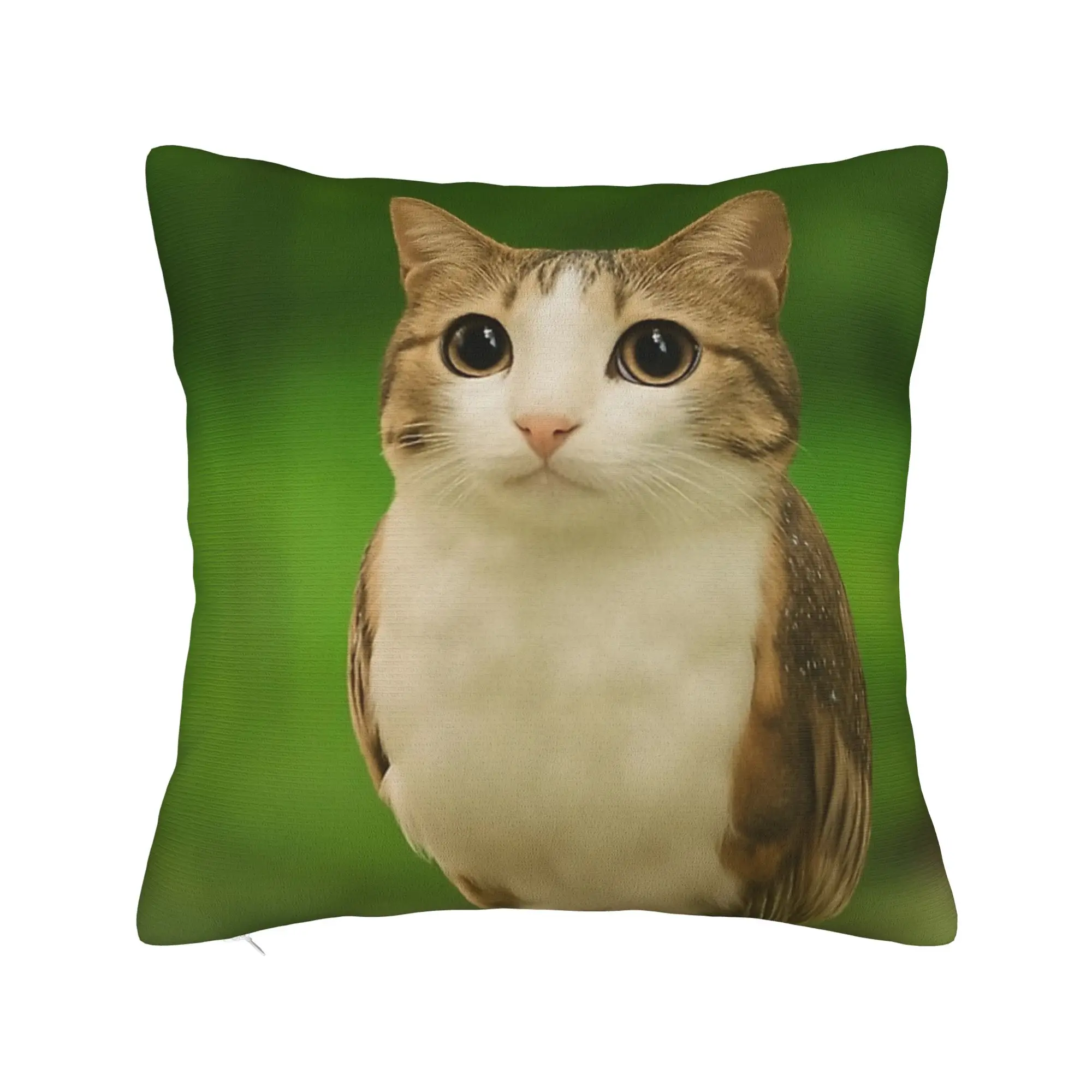 Meowl Cat Owl Funny Internet Trendy Meme Pillowcase Printed Cushion Cover Decor  Pillow Case Cover Home Wholesale