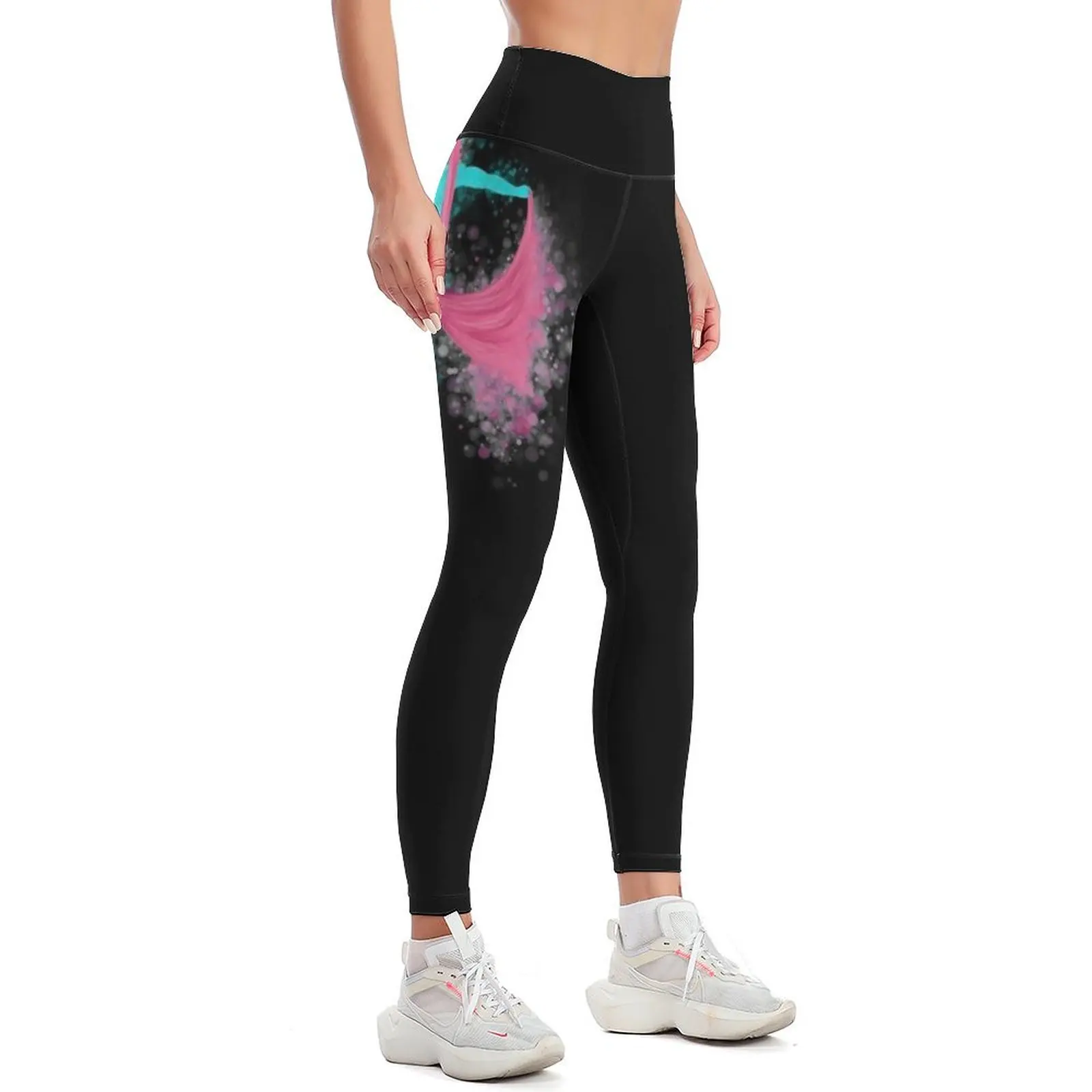 Aerial Arts - Aerial Silks 2 Leggings gym pants gym wear Womens Leggings