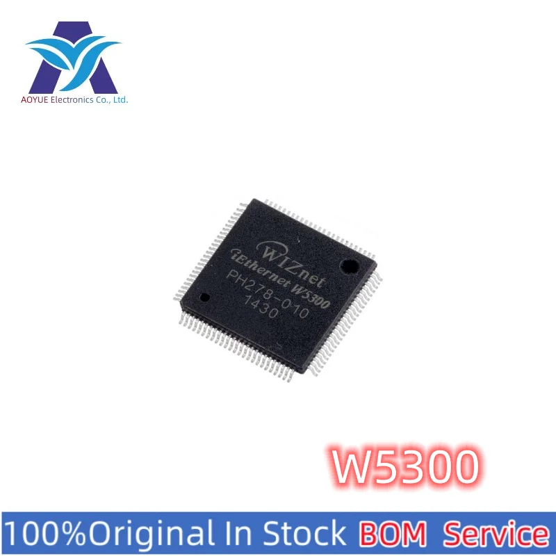 New Original Stock IC Electronic Components W5300 LQFP100 Communication interface Ethernet chip Series Welcome Inquiry