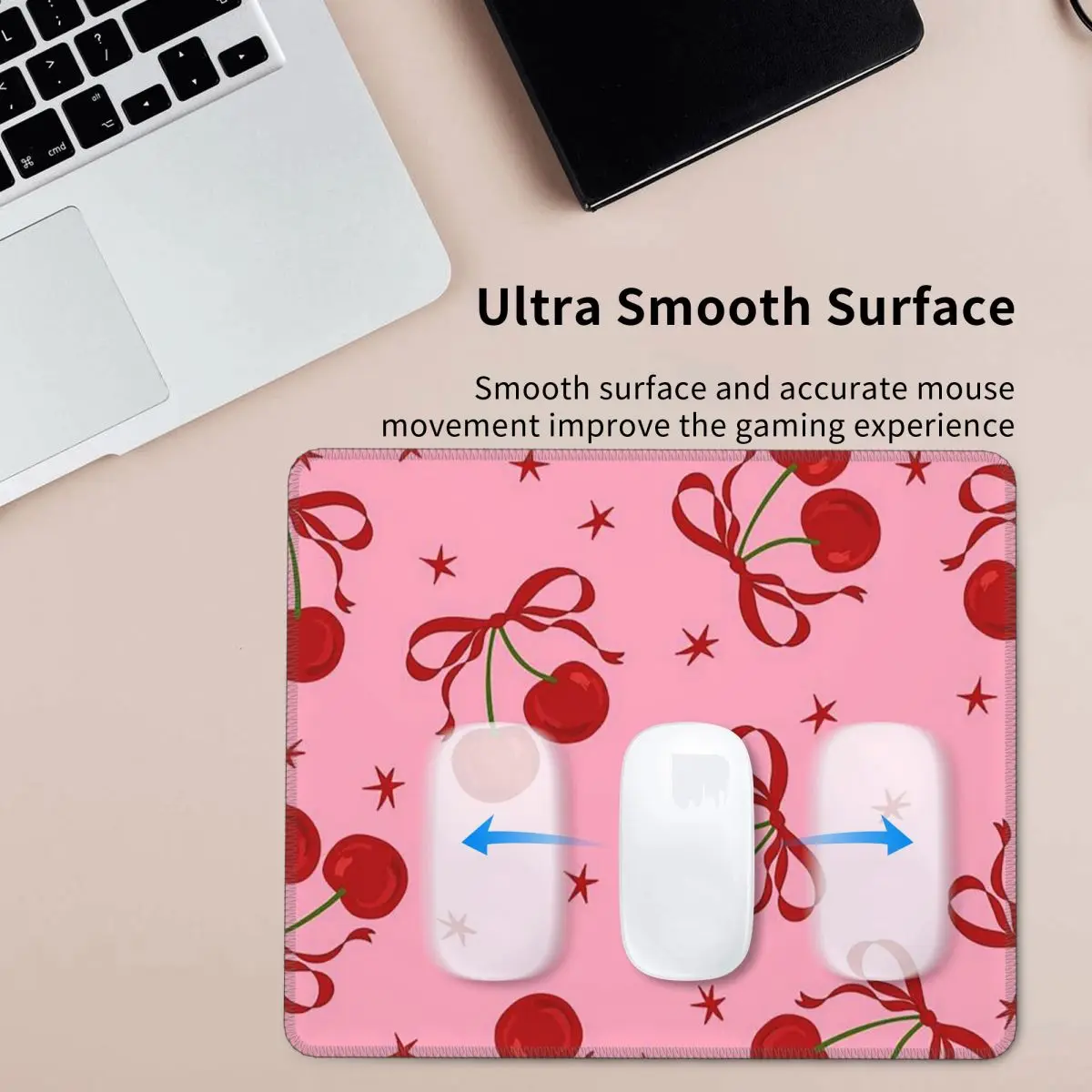 Alfombrilla de ratón Cherry, alfombrilla para teclado de ordenador, alfombrilla para ratón, alfombrilla para escritorio de ordenador portátil, accesorios de oficina, alfombrillas para mesa