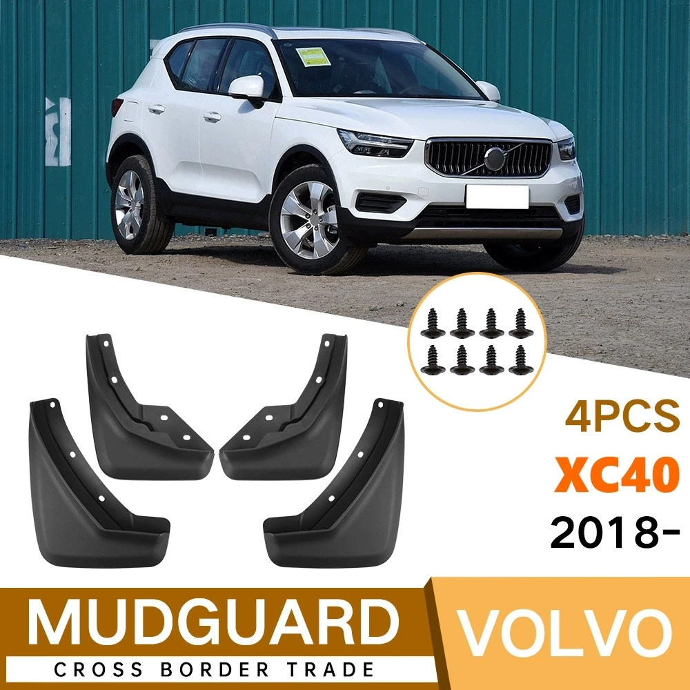 

For Volvo XC40 2018-2024 Mud Flaps Car Splash Guards Fender Protector 4pcs Mudguards Accessories