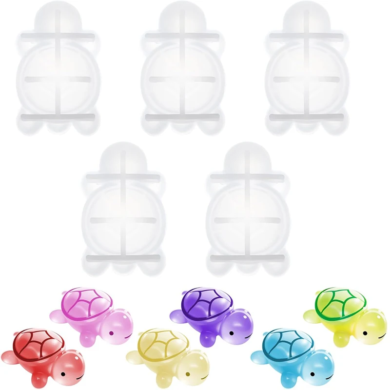 

Mini Sea Turtle Shape Silicone Mold for Epoxy Resin Casting Making DIY Micro Landscape Decoration Small Tabletop Resin Crafts