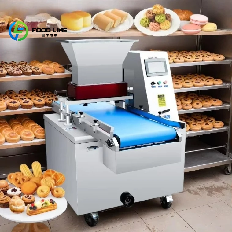 Customized Industrial Cake Depositor Macarons Dropping Maker and Dough Wire Cut Cutter Small Mini Biscuit Cookie Making Machine