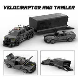 MOC Building Block Super Sports Car Champion Raptor Classic GT500 Vehicle Model Technology Bricks DIY Assembly Toy Xmas Gift