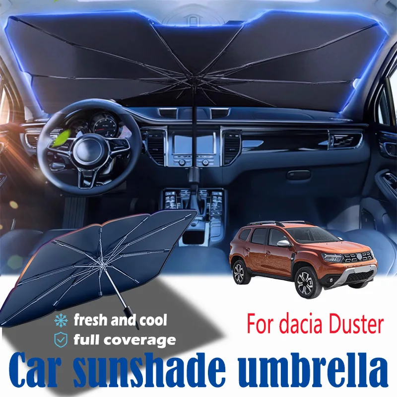 

For dacia Duster front windshield panel, sun visor, summer accessories, heat insulation, sun shading, or sun protection