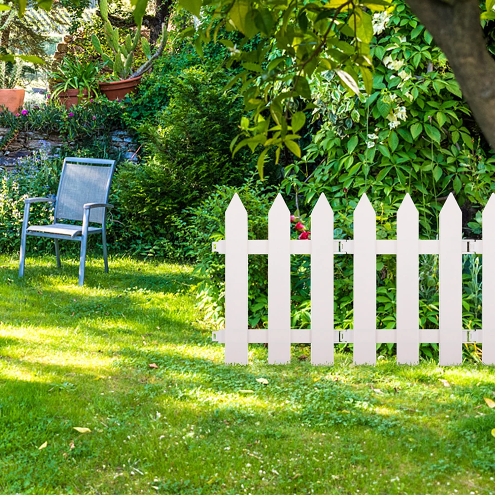 

4 Sets Christmas Garden Decoration Fence Flowerbed Protection Animal Border Edge Decorative Lawn Barrier for Gardens