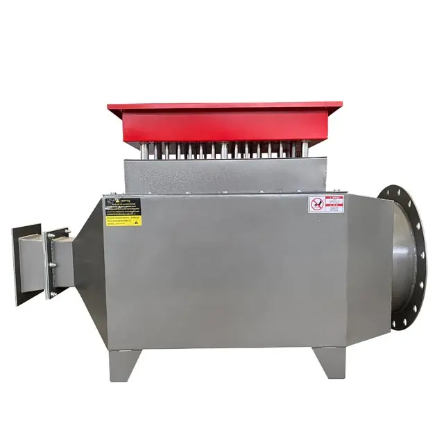 Calentador de conducto de aire instantáneo de fábrica para la industria Calentador de ventilador eléctrico de 380 V 200 KW hecho a medida para circulación de aves de corral