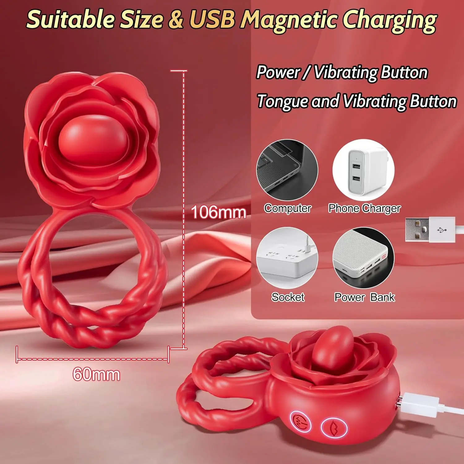 Rose Tongue Toys: The Real Experience of Using a Dual-Stimulating Penile  Ring with Built-In Vibrating Tongues