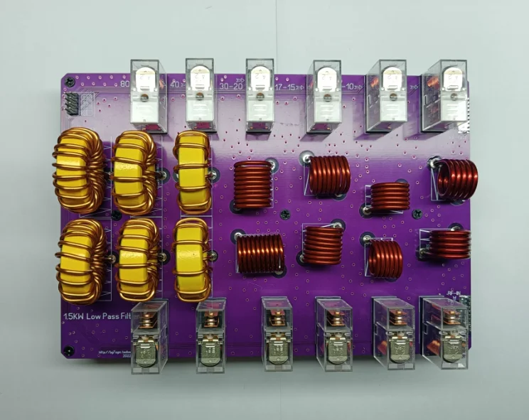 HF low-pass filter 10-band high-power low-pass shortwave filter