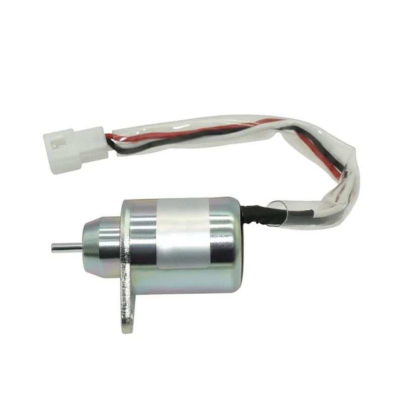 Katup Solenoid Pemadam Bahan Bakar ABGR-12V SA-5190-12 SK-1043-58 6281-910-011-00 1503ES-12S5S untuk Iseki E3CD E3CE E3CF E3CG E3CD-T