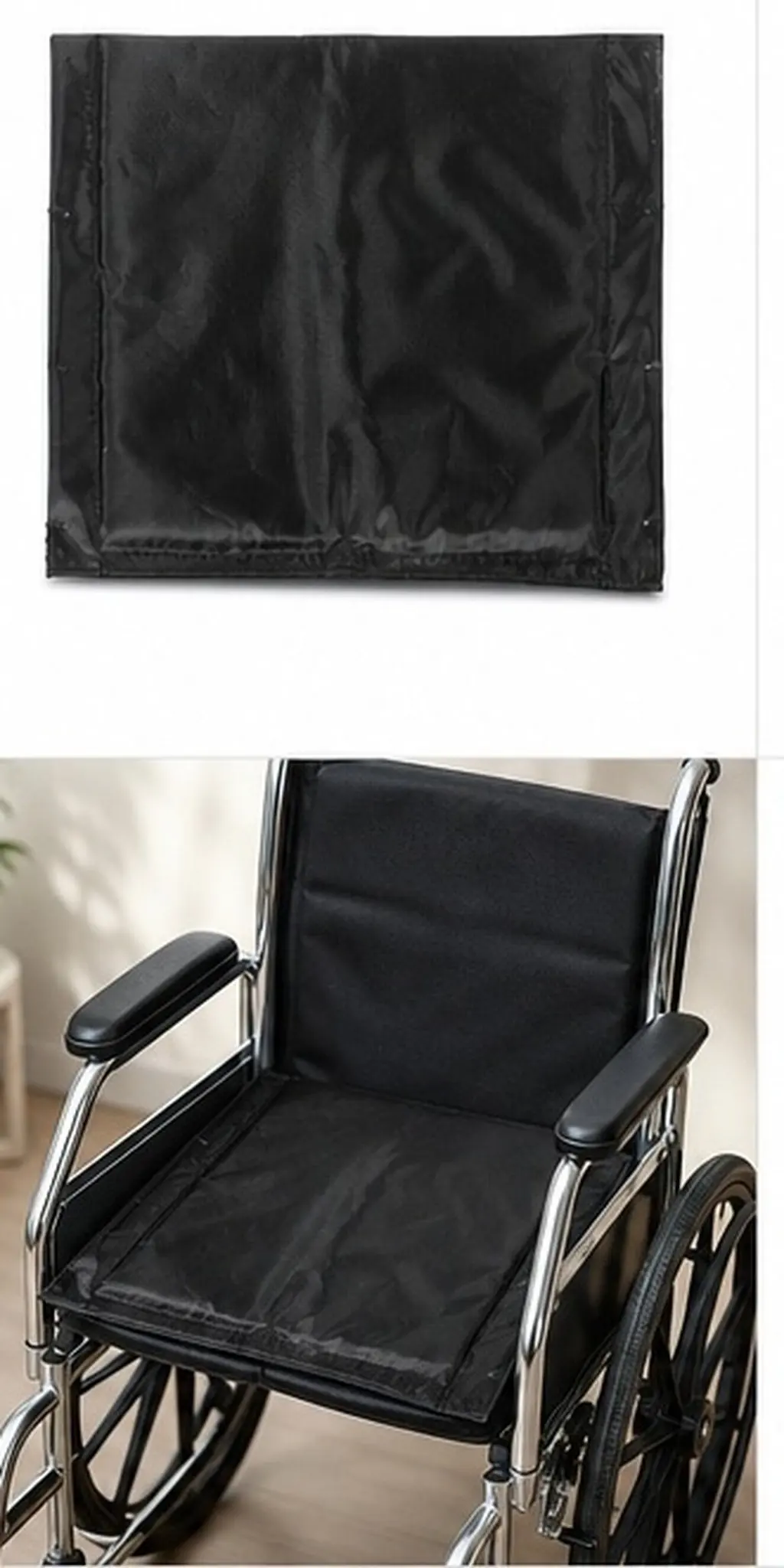 2Pcs Seat Cushion Oxford Cloth Wearresistant Breathable Wheelchair Cushion Pad Office Chair Mobility Chair Armrest