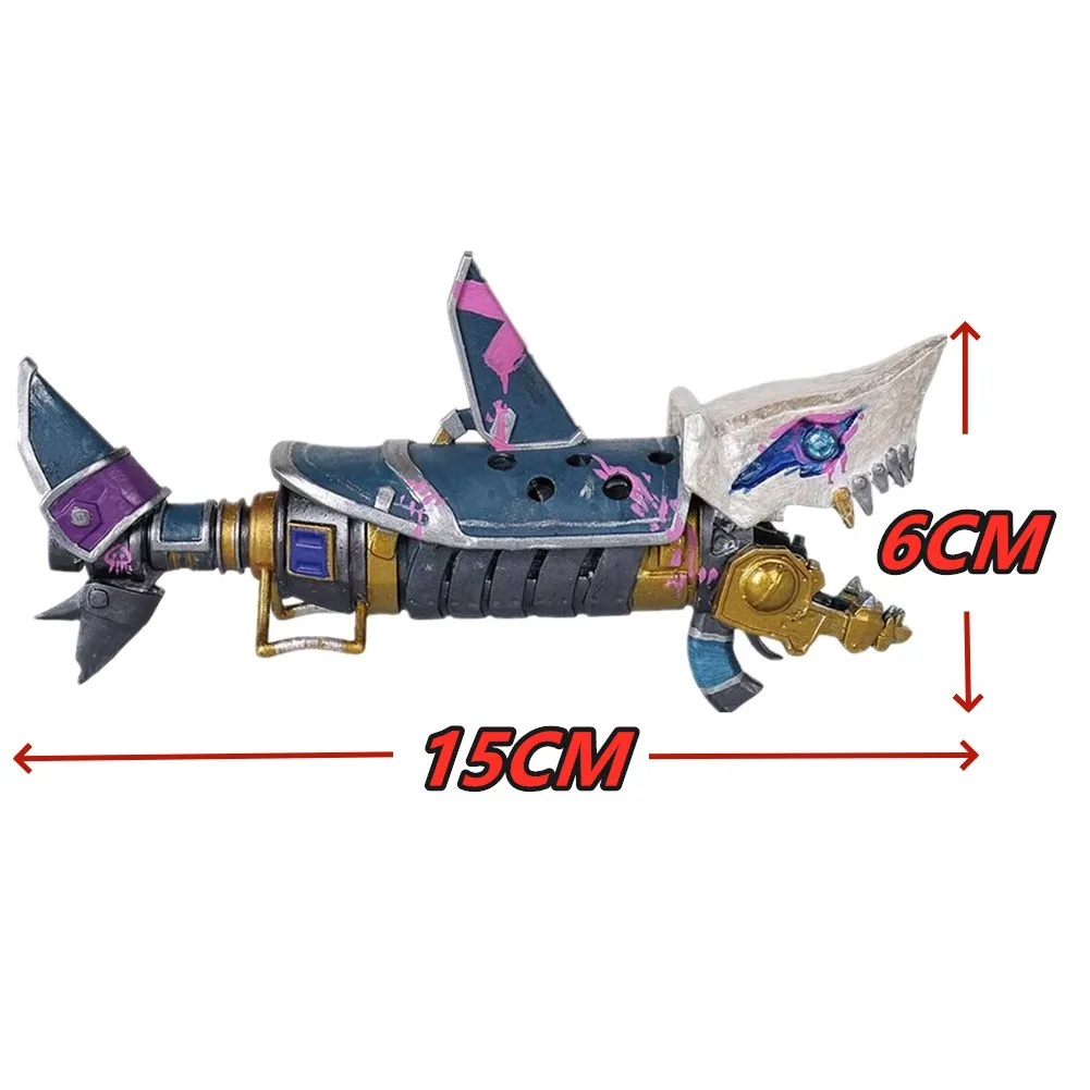Arcane Jinx Cosplay Waffe Hai Ornament Verkleidung Spiel LOL Requisiten Kostüm Rollenspiel Halloween Karneval Geschenk Zubehör