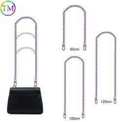 1-10PCS 10MM Width 60-120CM Metal Bag Chain Strap Iron Chain For Gift Underarm Shoulder Bags Hand-Woven Straps Accessories