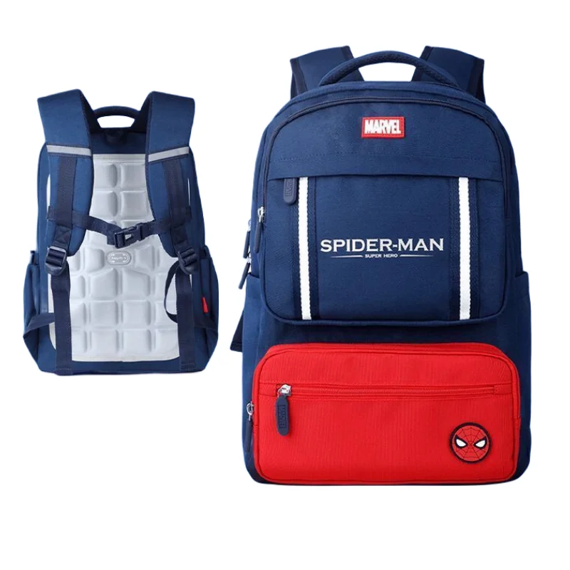 Marvel Creative Spider-Man Fashion Anime Peripheral School Bag Student Spine Protection Burden Reduction Personality Backpack