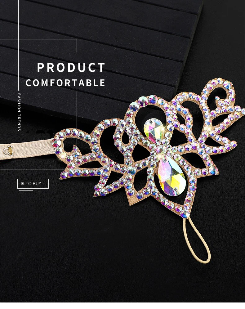 Bühne Leistung Zubehör Bauchtanz Armband High-end-Weibliche Erwachsene Exquisite Leistung Strass Passenden Zubehör – Detail 1