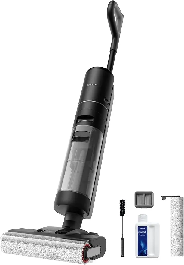 Wet Dry Vacuum Cleaner, Cordless Vacuum Mop All in One, Smart Floor Cleaner for Hard Floor, One-Step Edge to Edge Cleaning