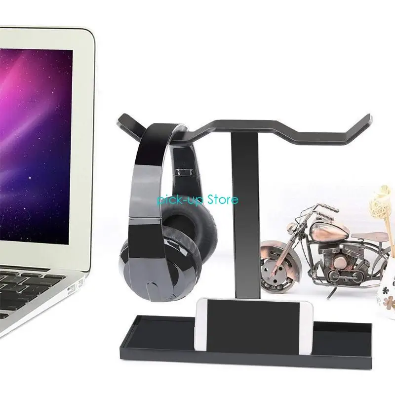 Q5wa stand suportando suporte para o suporte do fone ouvido, elegante design estável fundação estável