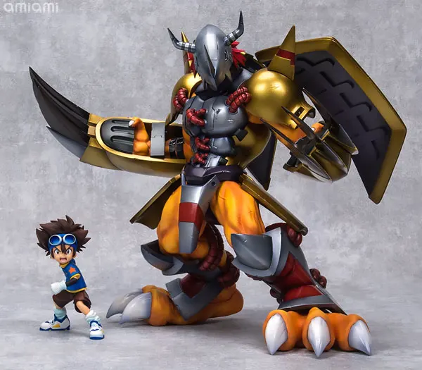 MegaHouse Original: Digimon Adventure WarGreymon & Taichi Yagami PVC Action Figure Anime Model Toys Collection Doll Gift