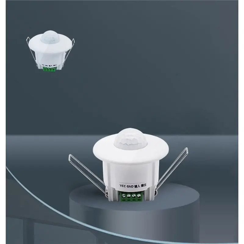 [NEW!CCDD】 12-24V Mini Dry Contact Ceiling PIR Sensor Switch For Reed