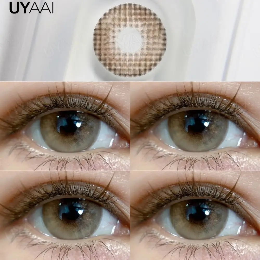 UYAAI NEUE Farbige Kontaktlinsen Beauty Blue Colorcon PATTAYA Serie Natürliche Braune Linsen Kosmetische Colorcon Beauty Soft Green Pupillenlinsen – Detail 9
