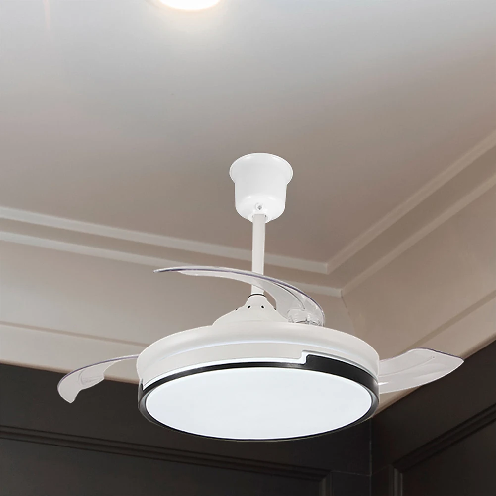 

Ceiling Fan Dust Cover Universal Fit Easy Install Washable Durable Minimalist Design Protection Canopy Accessory