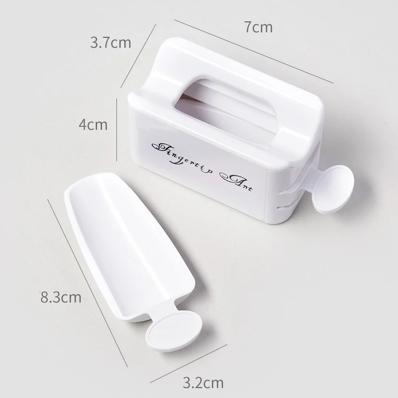 Nail Glitter Powder Recycling Storage Box Double Layer Glitter Box French Recycling Powder Box Dipping Powder Collection Box