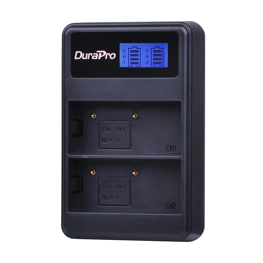 1800mAh BLH-1 BLH1 بطاريات BLH 1 Bateria بطارية الكاميرا + شاحن لأوليمبوس OM-D E-M1 مارك II ملحقات الكاميرا قطع الغيار