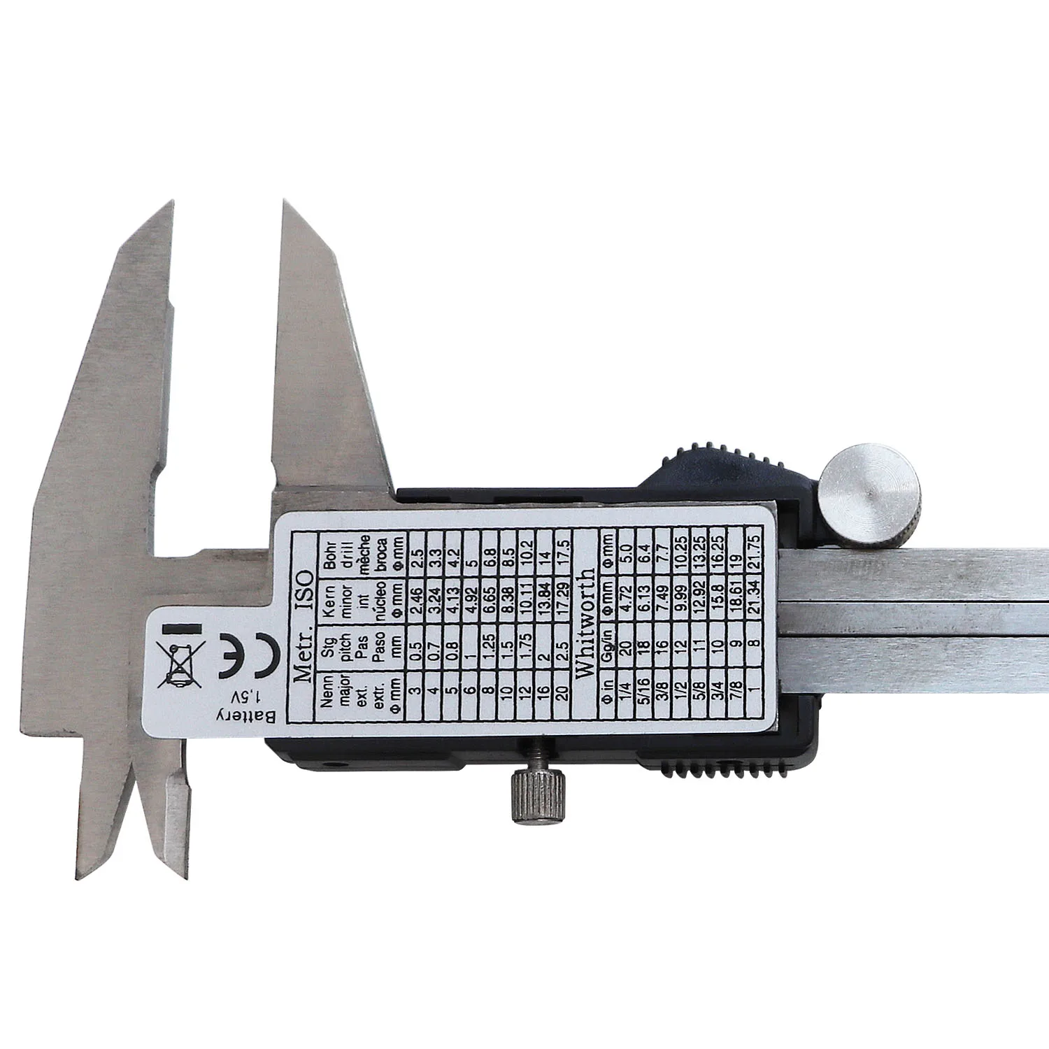 Digital Metal Caliper Stainless Steel - Electronic Vernier Calipers Micrometer Measuring Toolgauge Instrument 0-150MM