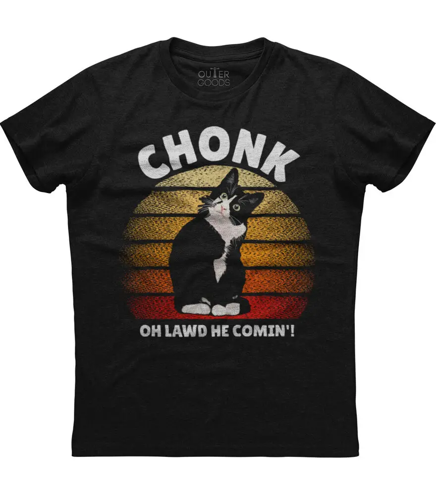 Funny Chonk Scale Cat Meme Cool & Classic Unisex T-ShirtHigh quality 100% cottonAnime Graphic T-shirts for Men Clothing Women Te