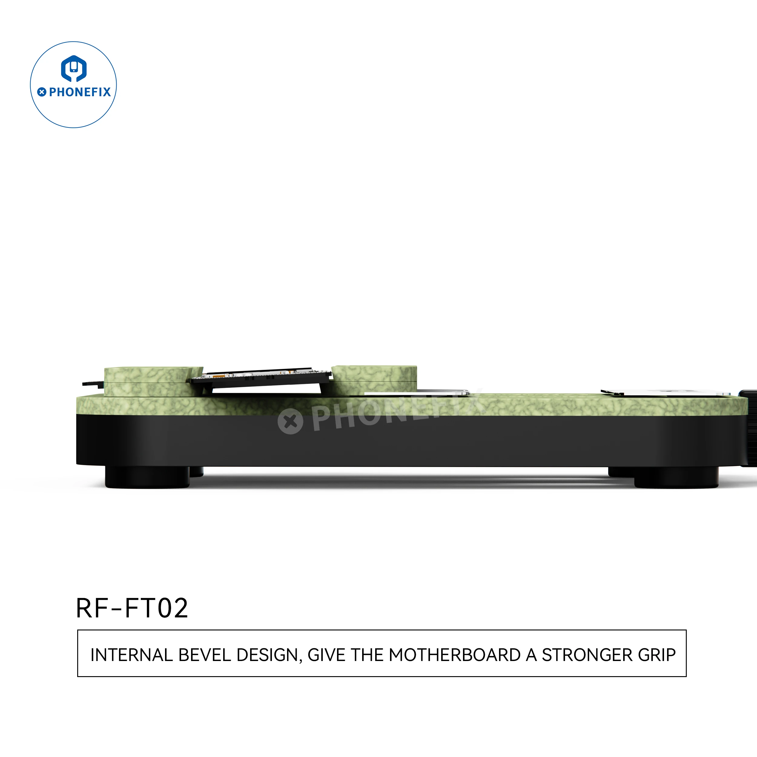 Imagem -04 - Precisão Mainboard Pcb Fixture para o Reparo do Telefone Pasta Bidirecional Estabilizar Mini ic Cpu Ferramenta Clamp Suspensão Rf4 Rf-ft02