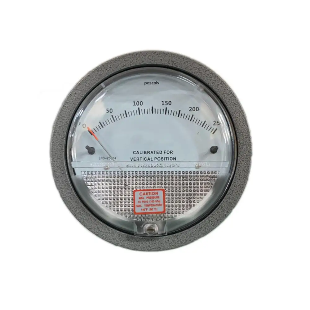 

Micro Differential Pressure Gauge Meter 30Pa to 2KPa Accuracy 2%FS for Medical and Health Clean Room wholesale