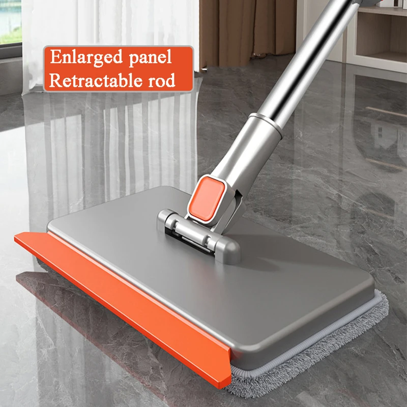 The Latest Two-In-One Mop For Scraping And Cleaning, Multifunctional Mini Hands-Free Cleaning Of Skirting Board And Glass Floor