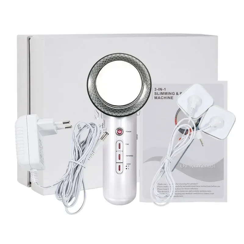 New EMS Infrared 1MHz Electric Skin Care Facial Anti-Cellulite Weight Loss Slim Body Fat Burning Fitness Beauty