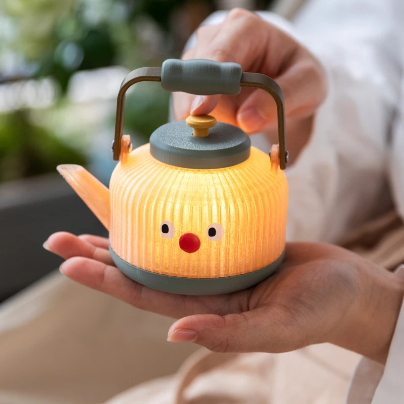 Retro Outdoor Camping Mini Atmosphere Light Advanced Cute Charging Handheld Light Living Room Bedhead Decorative Light