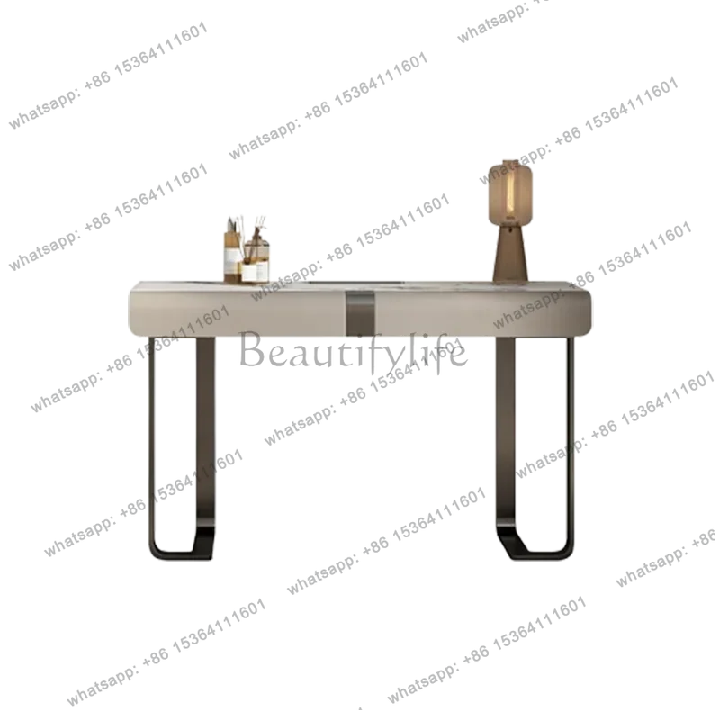 

Stool Set French Vanity Integrated Light Luxury Minimalist Lights Dressers Mirrors Design Small Penteadeira Bedroom Furniture