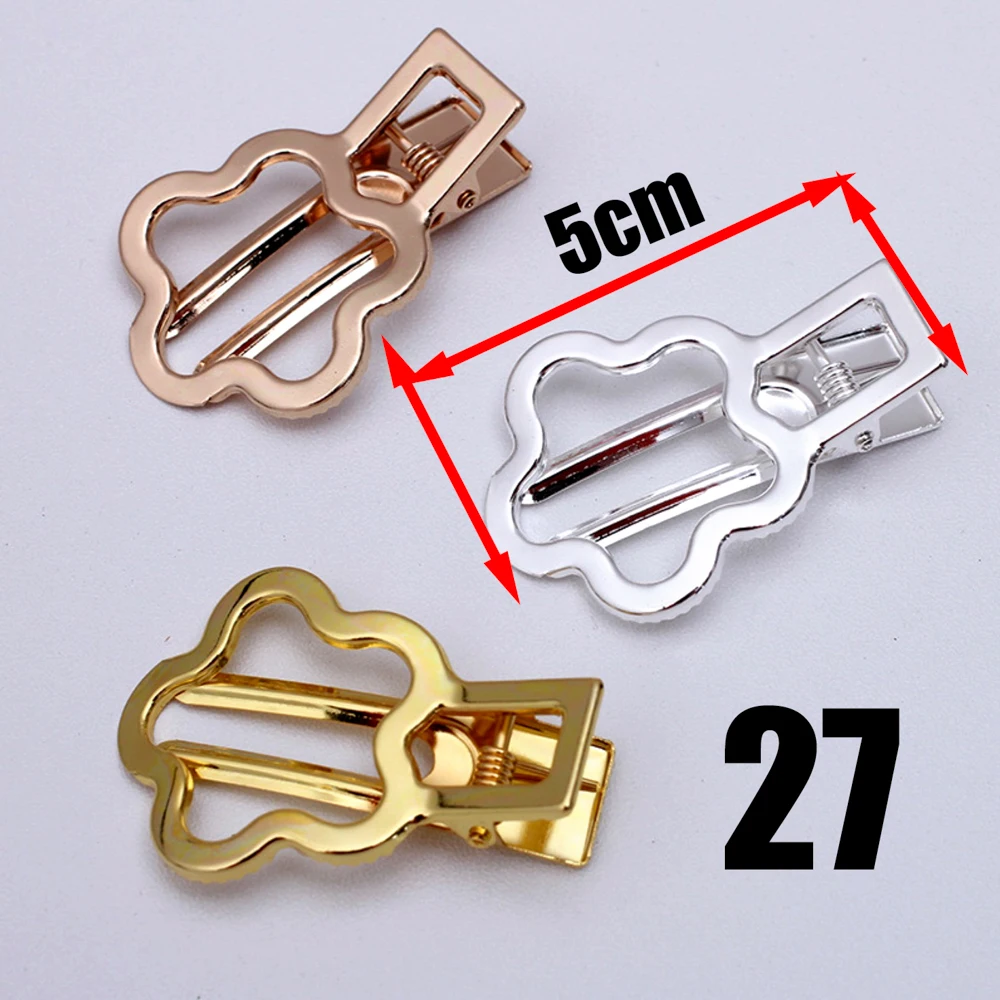 REGELIN 10pcs KC/Gold/Silver Copper Hair Jewelry Settings Blank Base DIY Hair Clip Hairpins Barrette Retro Hair Wear Accessories