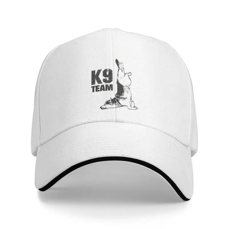 Custom K9 Team Police Dog Baseball Cap for Men Women Adjustable Dad Hat Streetwear