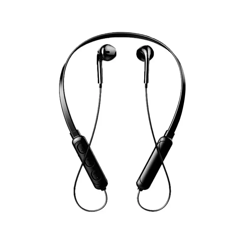 Wireless Bluetooth Headset NeckHanging Stereo Noise Reduction Universal Sports Headset Microphone