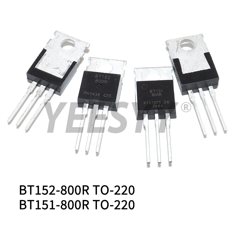 10PCS BT152-800R BT152-600R TO-220 BT152-600 TO220 BT152 BT152-800 BT151-800R BT151-800 BT151-600R BT151-600 BT151-500R BT151