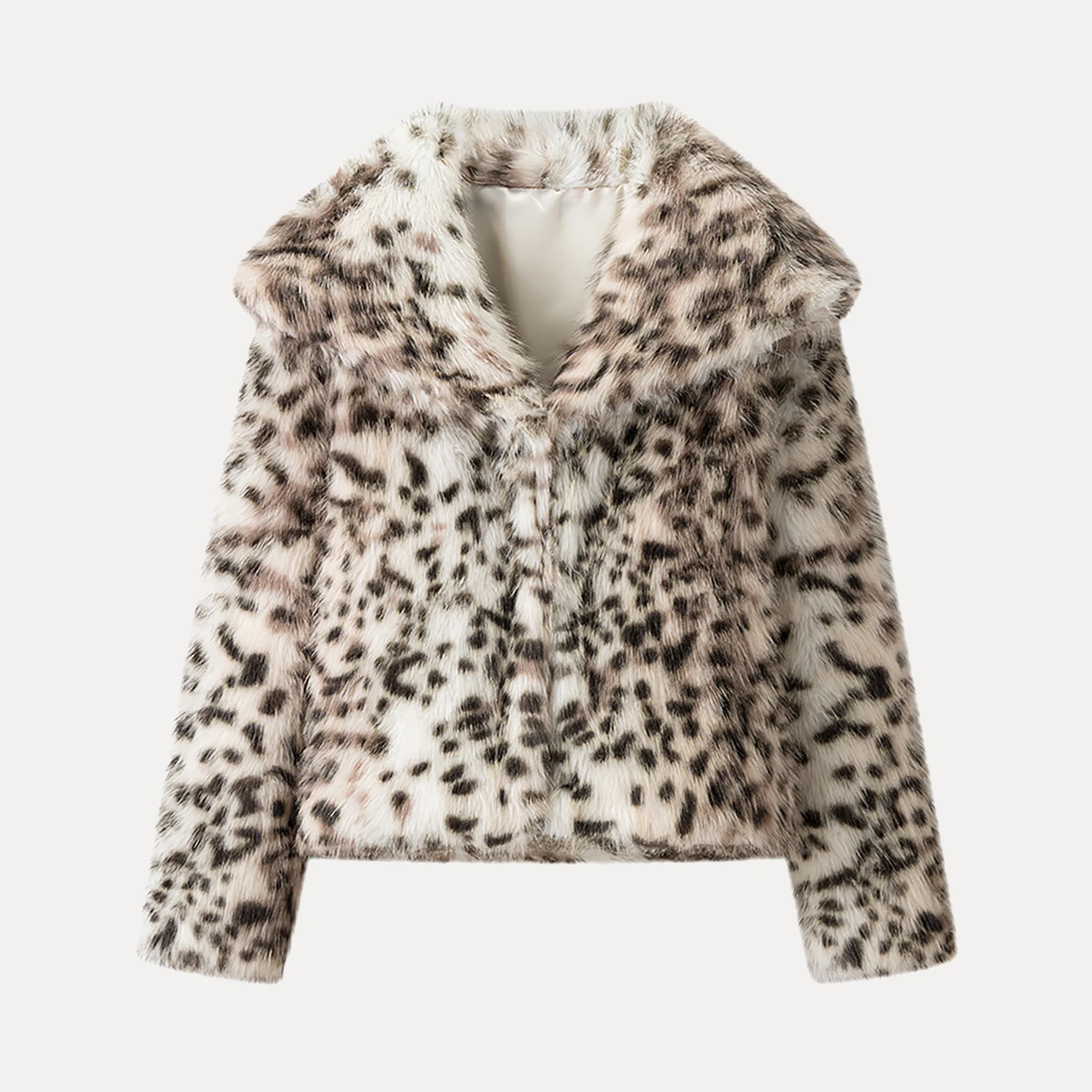 Cappotto di pelliccia con stampa animalier Faionable Capispalla casual per il tempo libero da donna Or Sle Chiusura con bottoni Lungo Sve Ladies Jaet