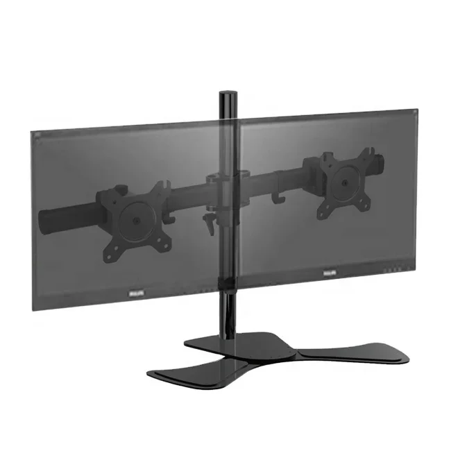 360 degree rotation height adjustable desktop LCD TV mounting bracket